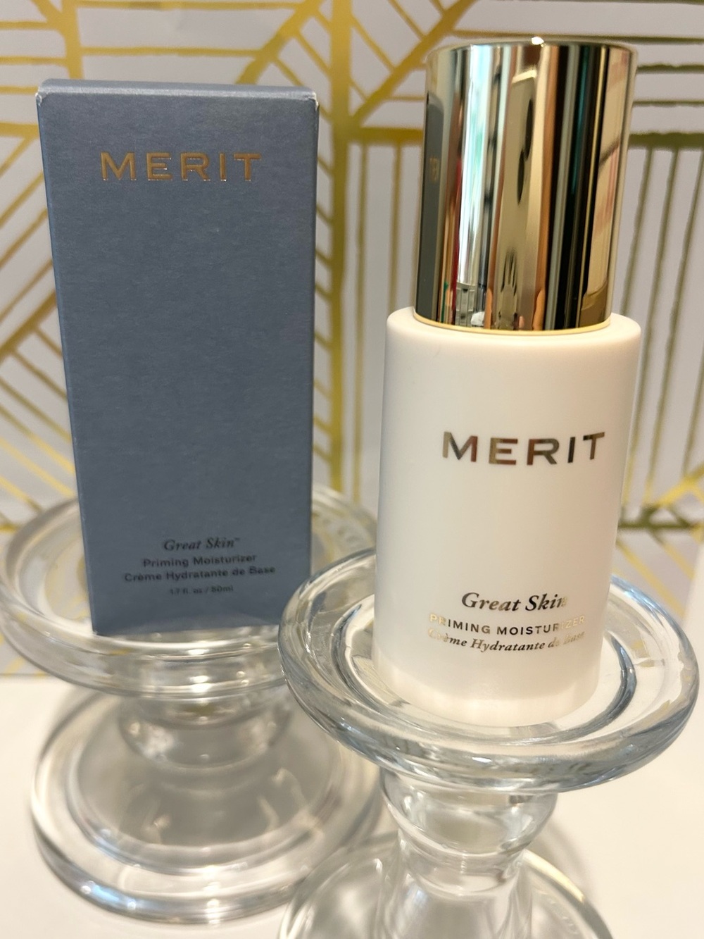 MERIT Great Skin Priming Moisturizer – Full Size 1.69 oz / 50 mL – New in Box